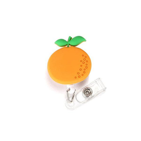 Porte-badge rétractable "Orange"