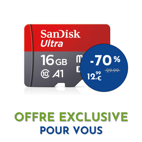 Carte mémoire micro SD 16Go