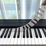 Étiquettes amovibles pour les notes du clavier de piano