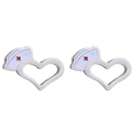 Boucles d'oreilles "nurse's coeur"