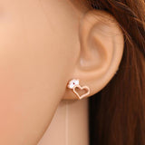 Boucles d'oreilles "nurse's coeur"