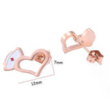 Boucles d'oreilles "nurse's coeur"