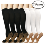 Chaussettes de compression Mixtes (7 paires)