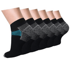 Chaussons de compression spéciale fasciite plantaire noir (6 paires)