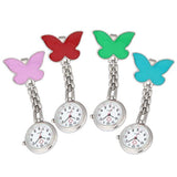 Montre "Papillons" à pince pour infirmière