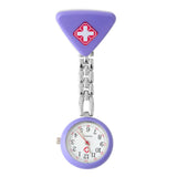 Montre pour infirmière en métal violet - La Boutique Des Infirmières