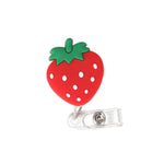 Porte-badge rétractable "Fraise"