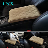 Leather Car Armrest Box Pad