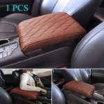 Leather Car Armrest Box Pad