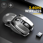 Wireless Ergonomics Metal Mouse