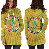 Hippie Peace Women's Hoodie Dress