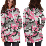 Pink Camo Women's Hoodie Dress