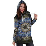 Fractal Mandala Women's Hoodie Dress