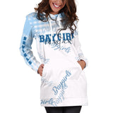 Baygirl Forever Blue Hoodie Dress