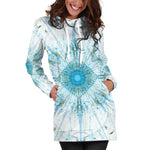 Fractal Mandala Women's Hoodie Dress